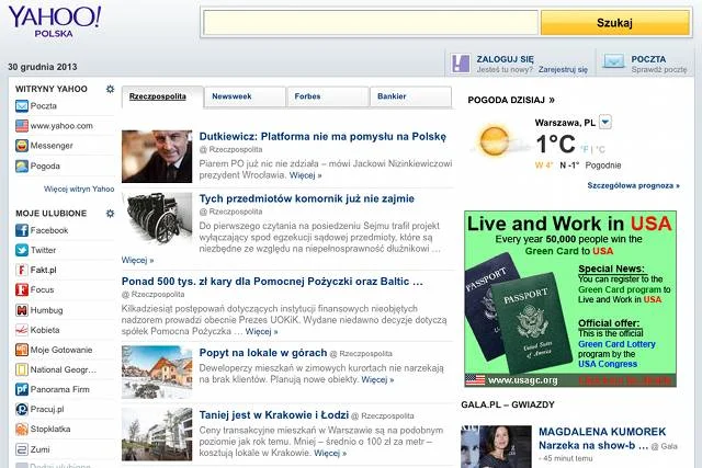Polska wersja Yahoo zostanie zamknięta