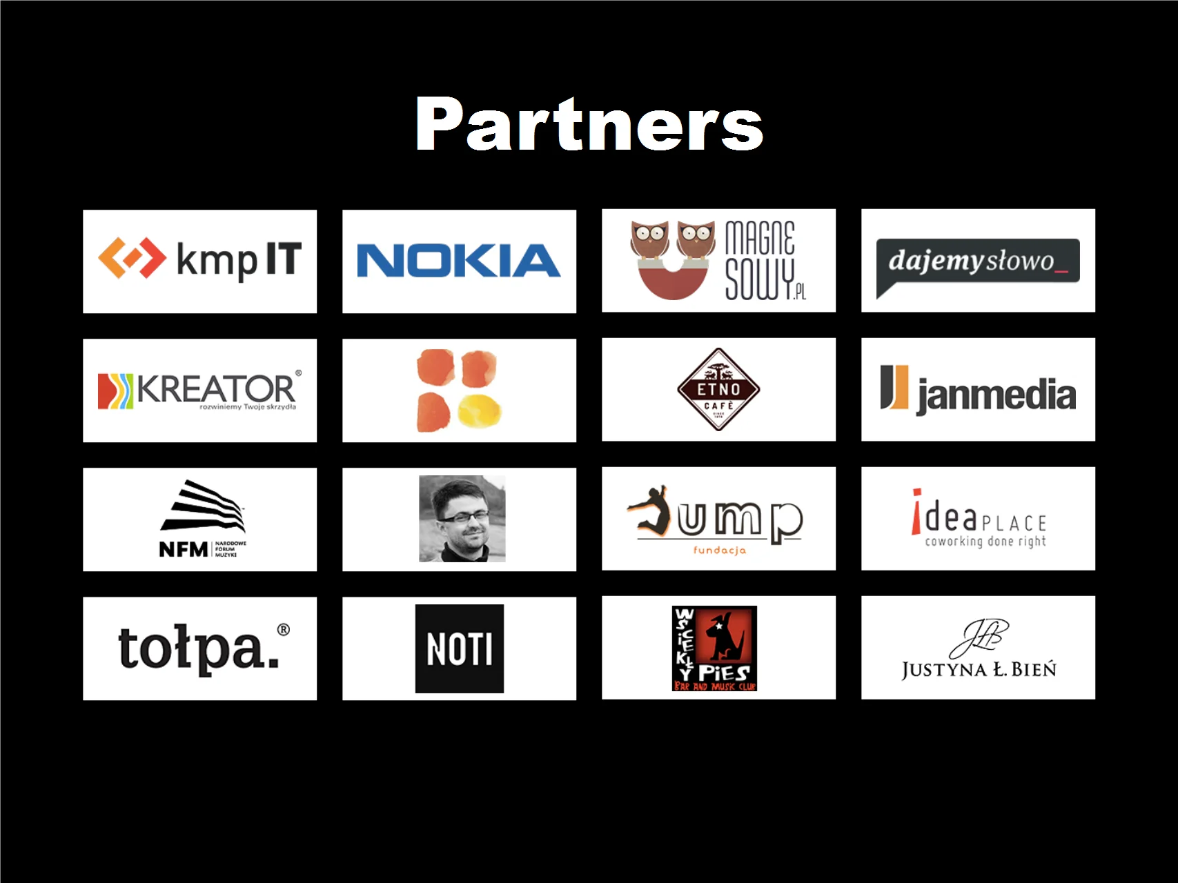 Wszyscy partnerzy konferencji TEDxWrocław