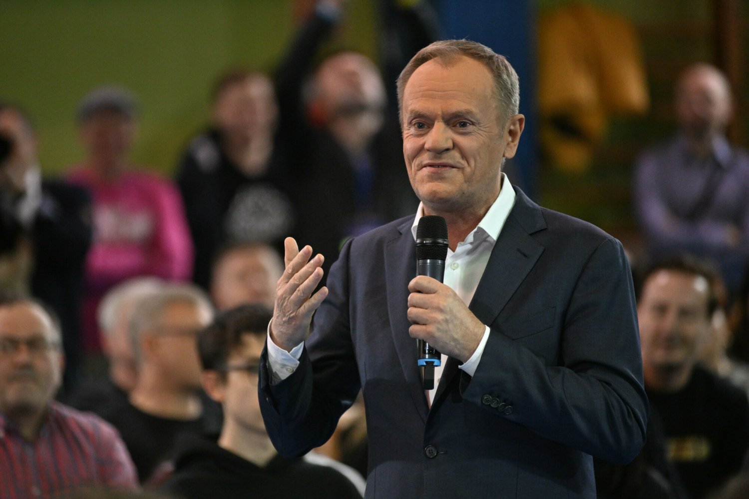 Donald Tusk podczas spotkania w Łodzi nawiązał do systemu aborcyjnego w Polsce i słów prezesa PiS w tej kwestii.