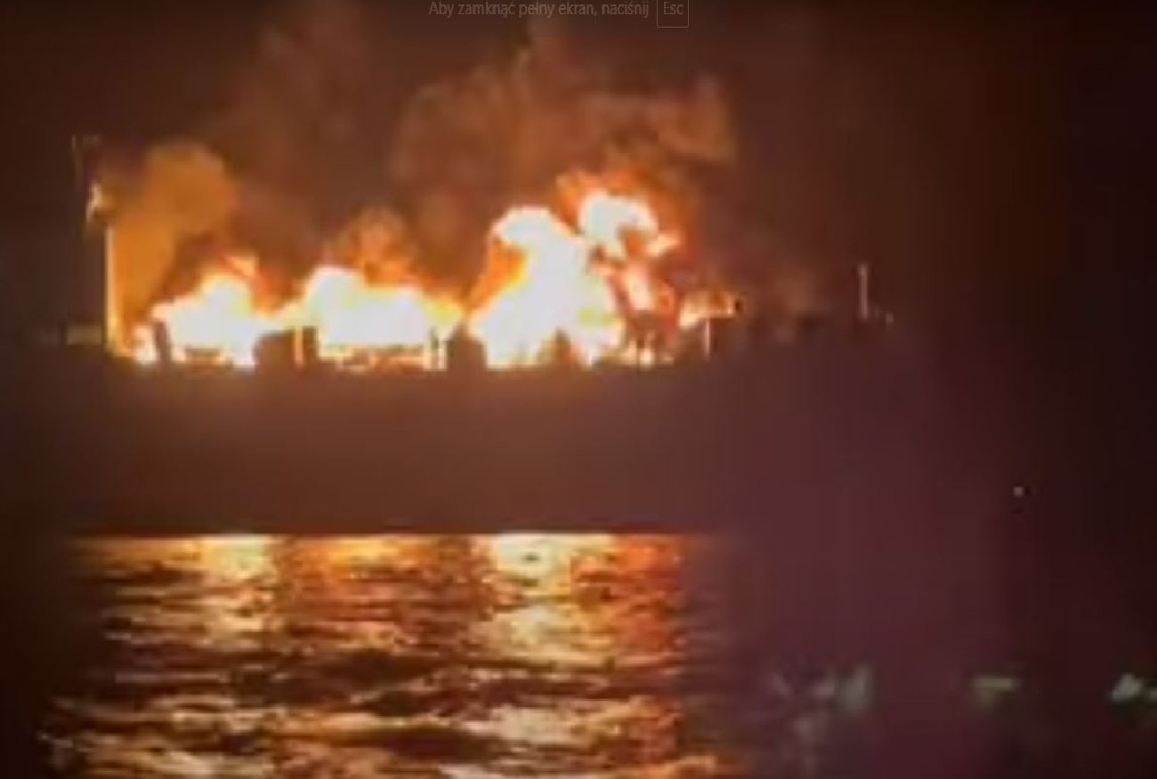 Grecja. Pożar na statku wycieczkowym. Zarządzono pilną ewakuację