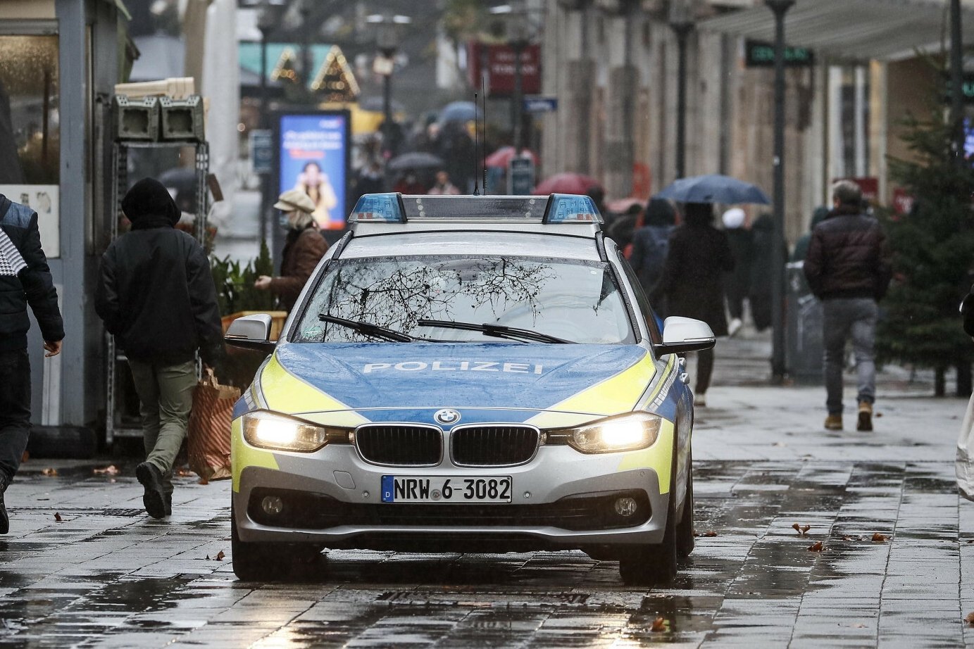 Niemiecka policja. Zdjęcie ilustracyjne.