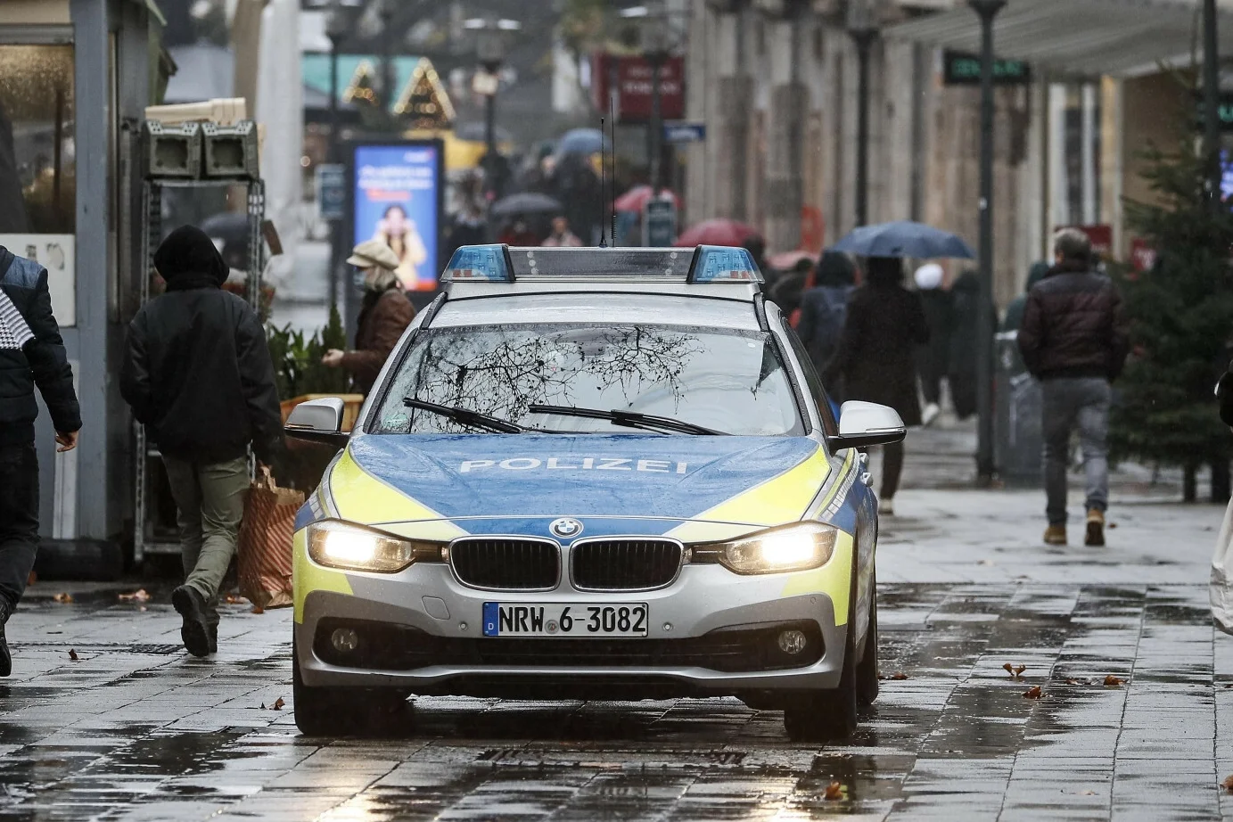 Niemiecka policja. Zdjęcie ilustracyjne.