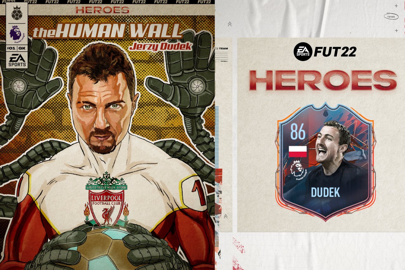Jerzy Dudek, czyli "Człowiek-Mur" w nowej serii futbolowej gry FIFA 22 oficjalnie zaprezentowany