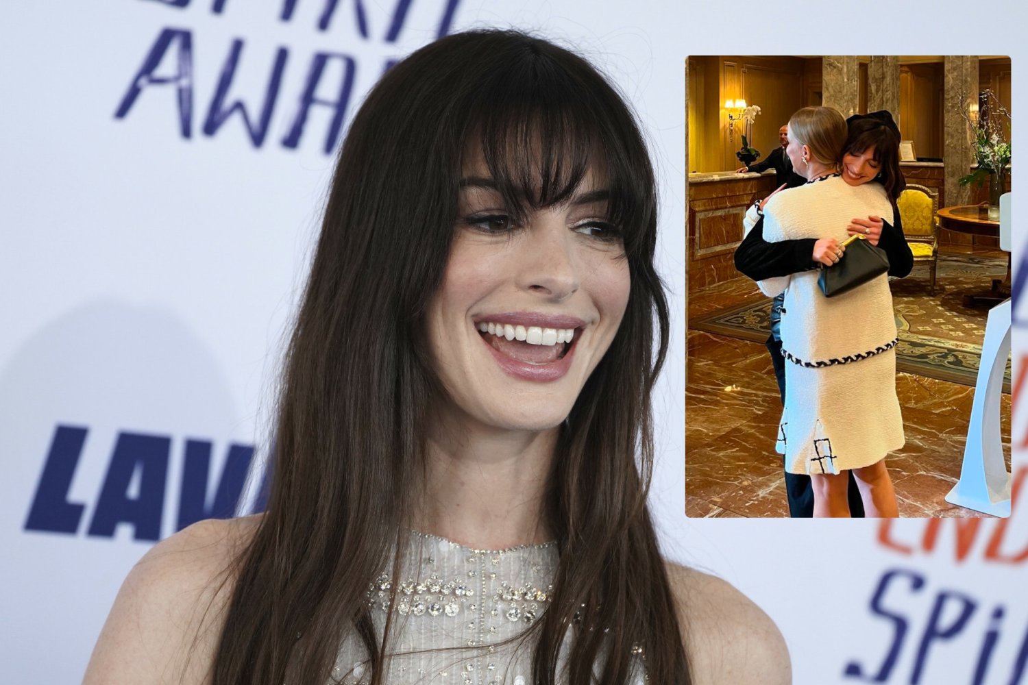 Anne Hathaway i Joanna Kulig