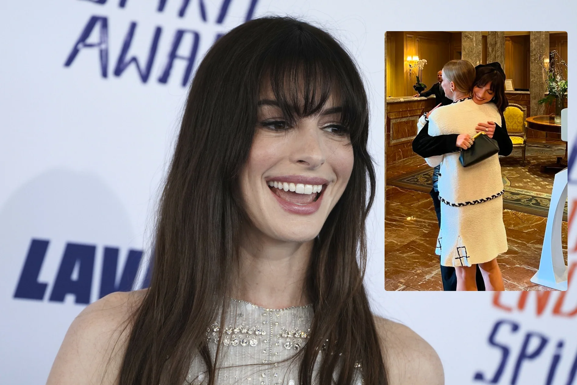Anne Hathaway i Joanna Kulig