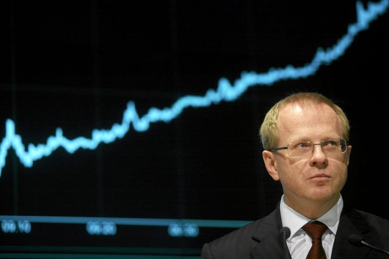 Prezes GPW, Ludwik Sobolewski.