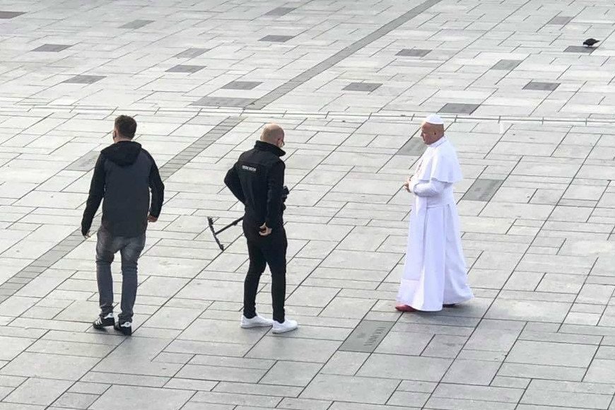 W Wadowicach pojawił się... Jan Paweł II