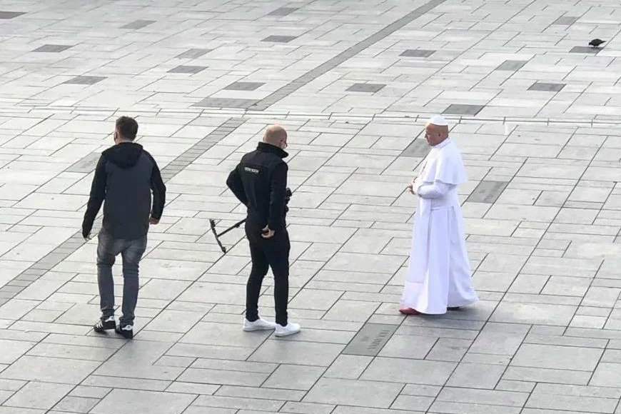 W Wadowicach pojawił się... Jan Paweł II