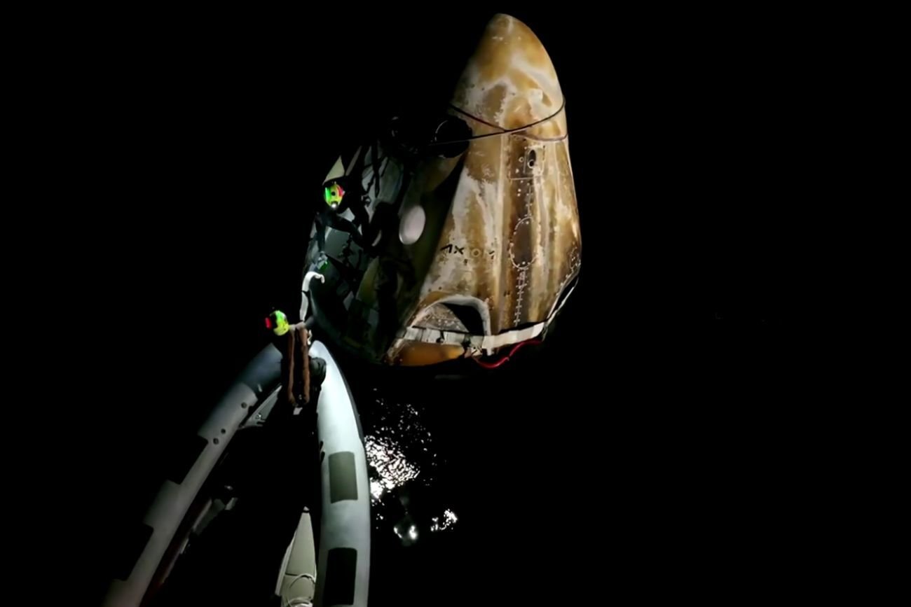 Misja Ax-4 dobiegła końca. Sławosz Uznański-Wiśniewski już na Ziemi.