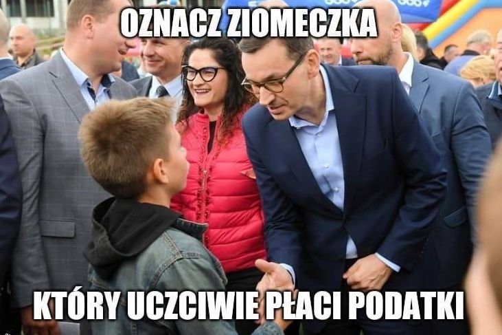 Na profilu premiera Morawieckiego pojawił się mem z nim w roli głównej