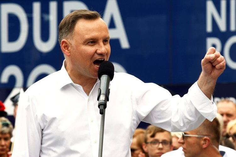 Andrzej Duda w Wieliczce mówił o mniejszościach etnicznych.