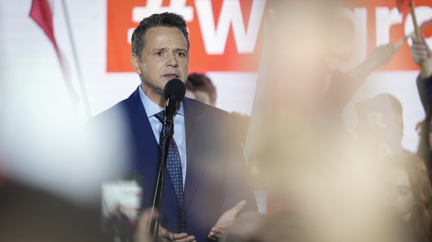 Nowy sondaż pokazał dobry wynik Nawrockiego. Trzaskowski komentuje