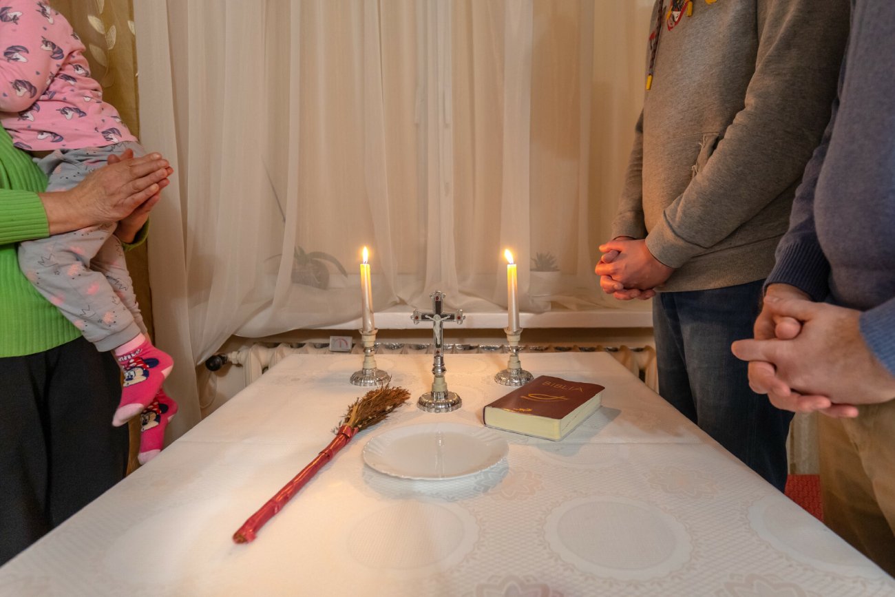 Kolęda w niegotowym kościele w Białej Podlaskiej