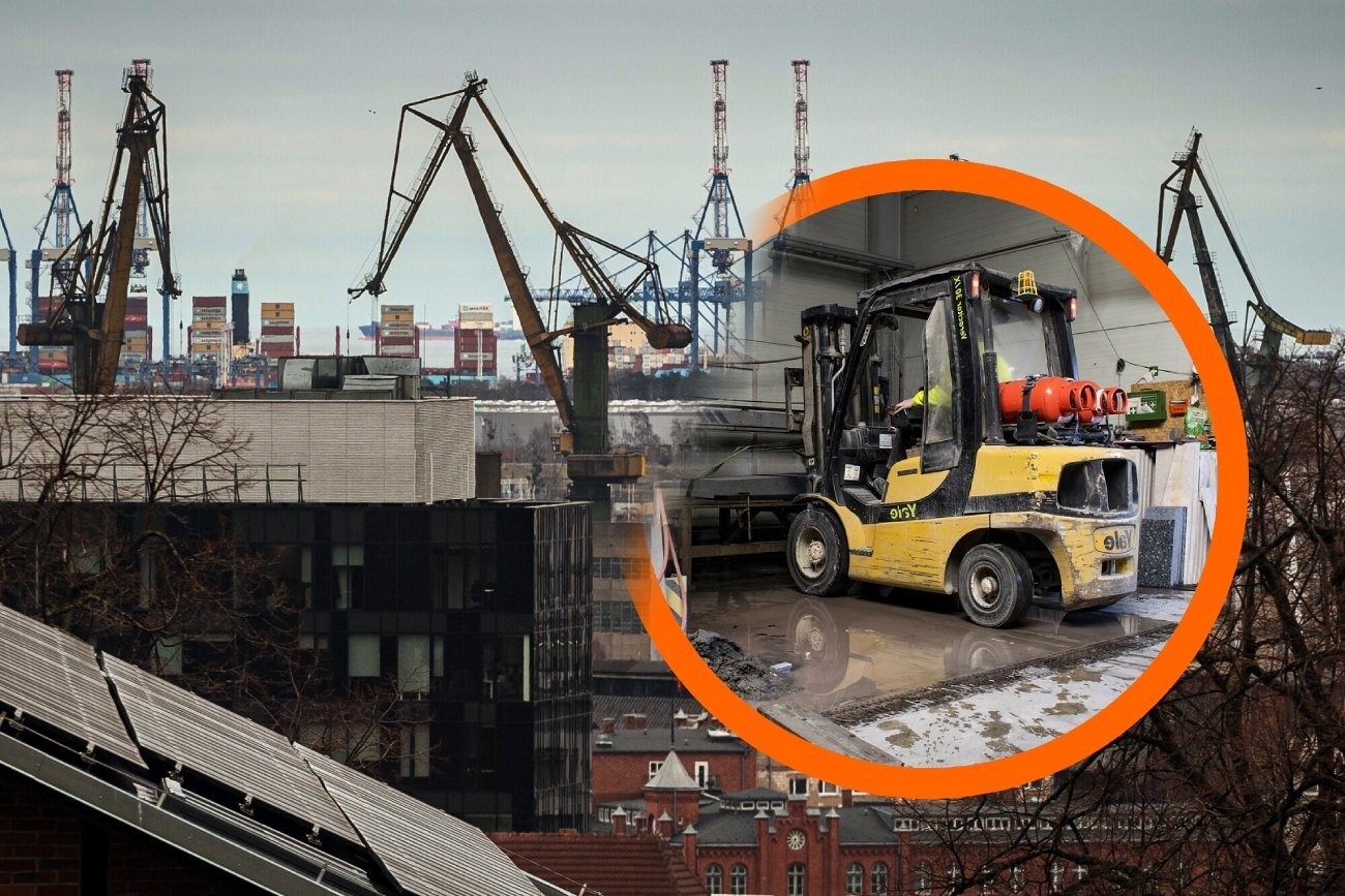 Gdańsk. Śmierć w stoczni. Zabił kolegę wózkiem widłowym.