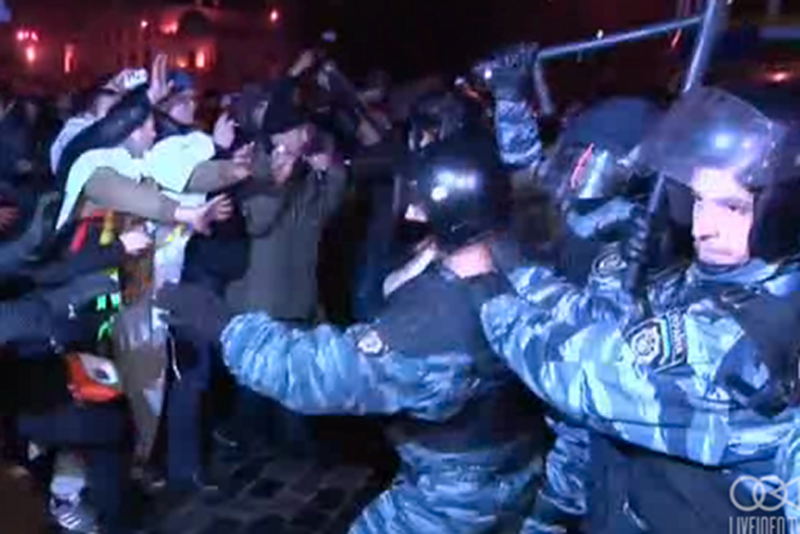 Tak wyglądają protesty na Ukrainie.