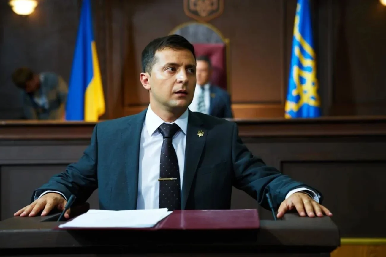 polska wersja "Sługi narodu" Wołodymyr Zełeński w "Słudze narodu"