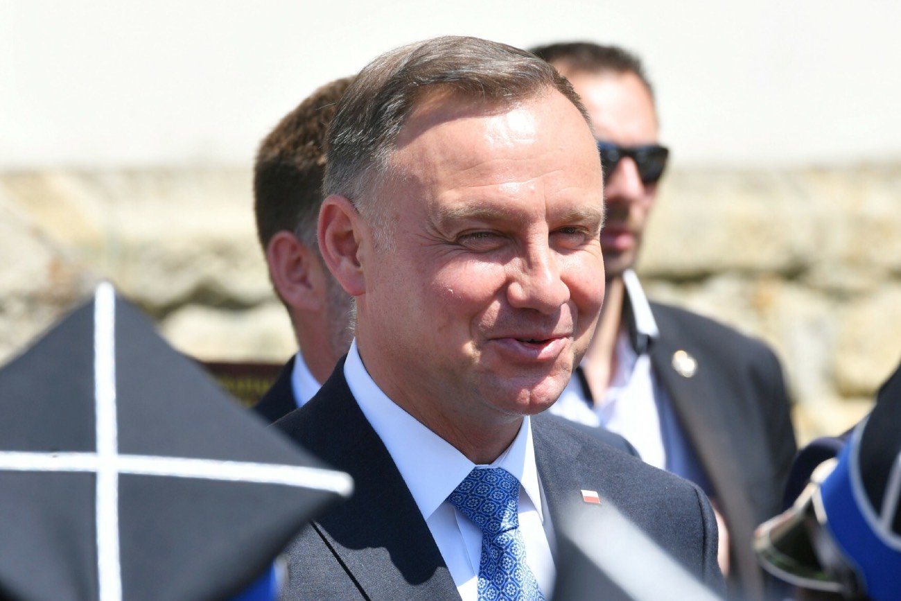 Prezydent Andrzej Duda powtórzył słowa Jarosława Kaczyńskiego o "miękkiej rurze"