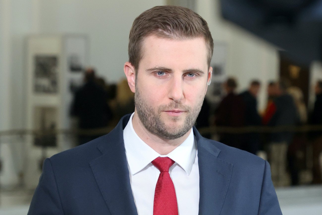 Miłosz Kłeczek, pracownik TVP Info.