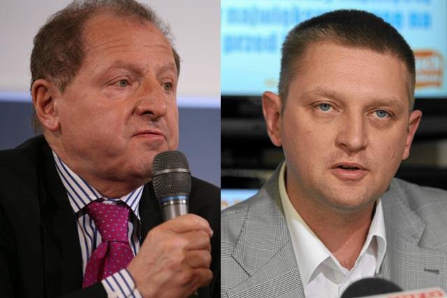 Tadeusz Iwiński i Andrzej Rozenek