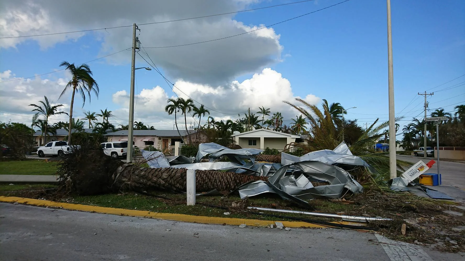 Key West Floryda 2017 po przejściu huraganu Irma