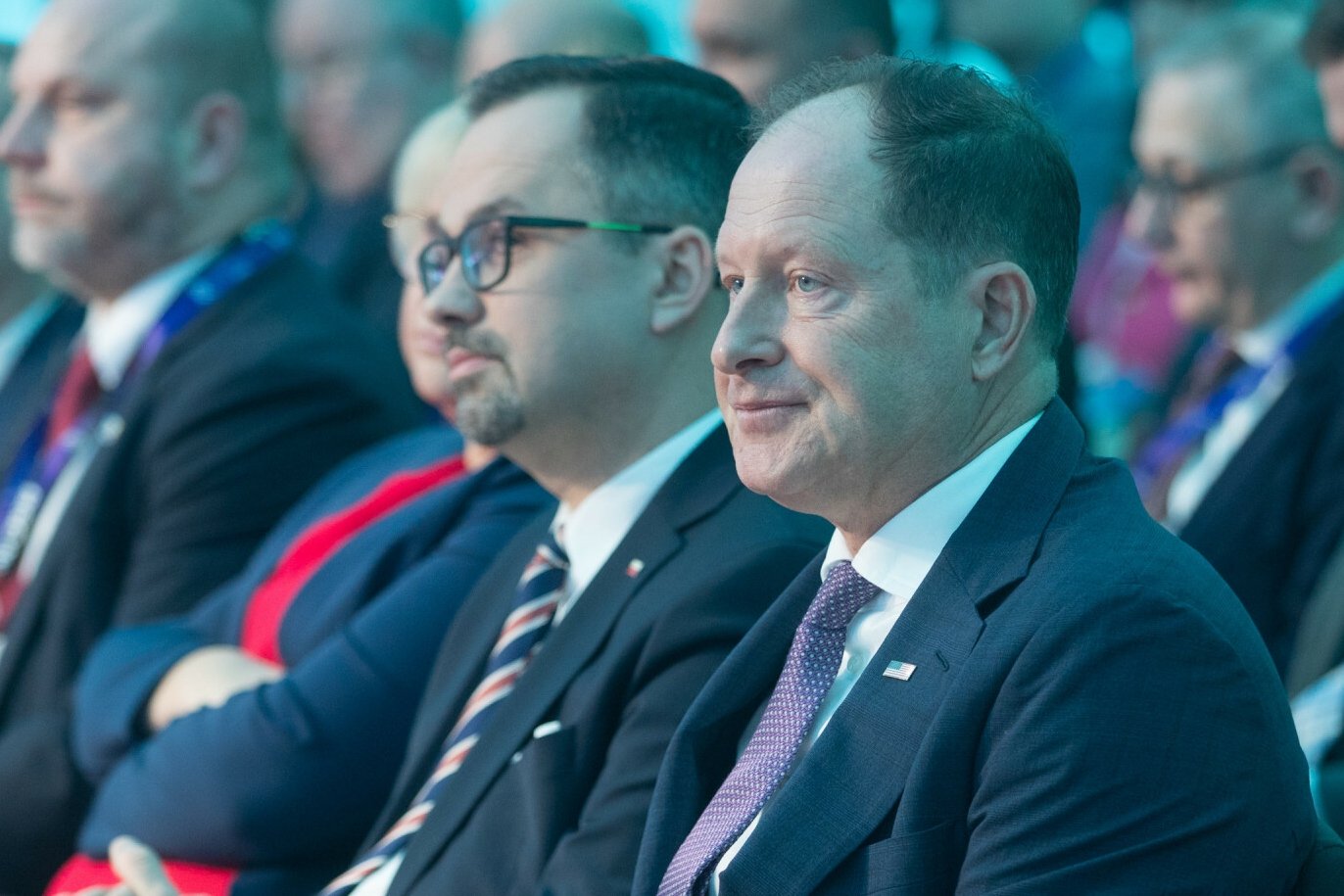 Kongres Railway Direction Days 2023. Marcin Horała z Markiem Brzezinskim.