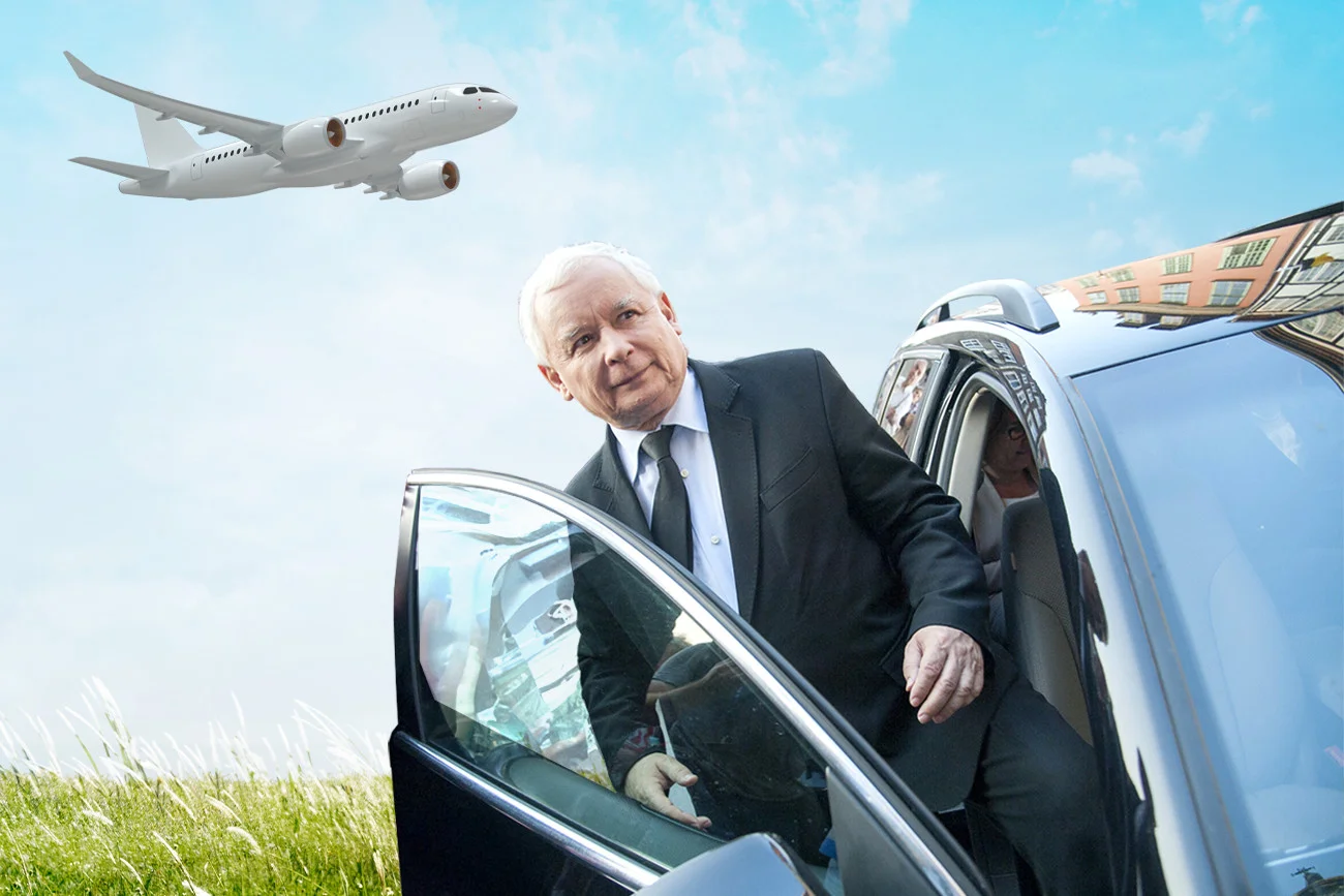 Jarosław Kaczyński udał się do Brukseli samochodem. Dlaczego nie wybrał samolotu?