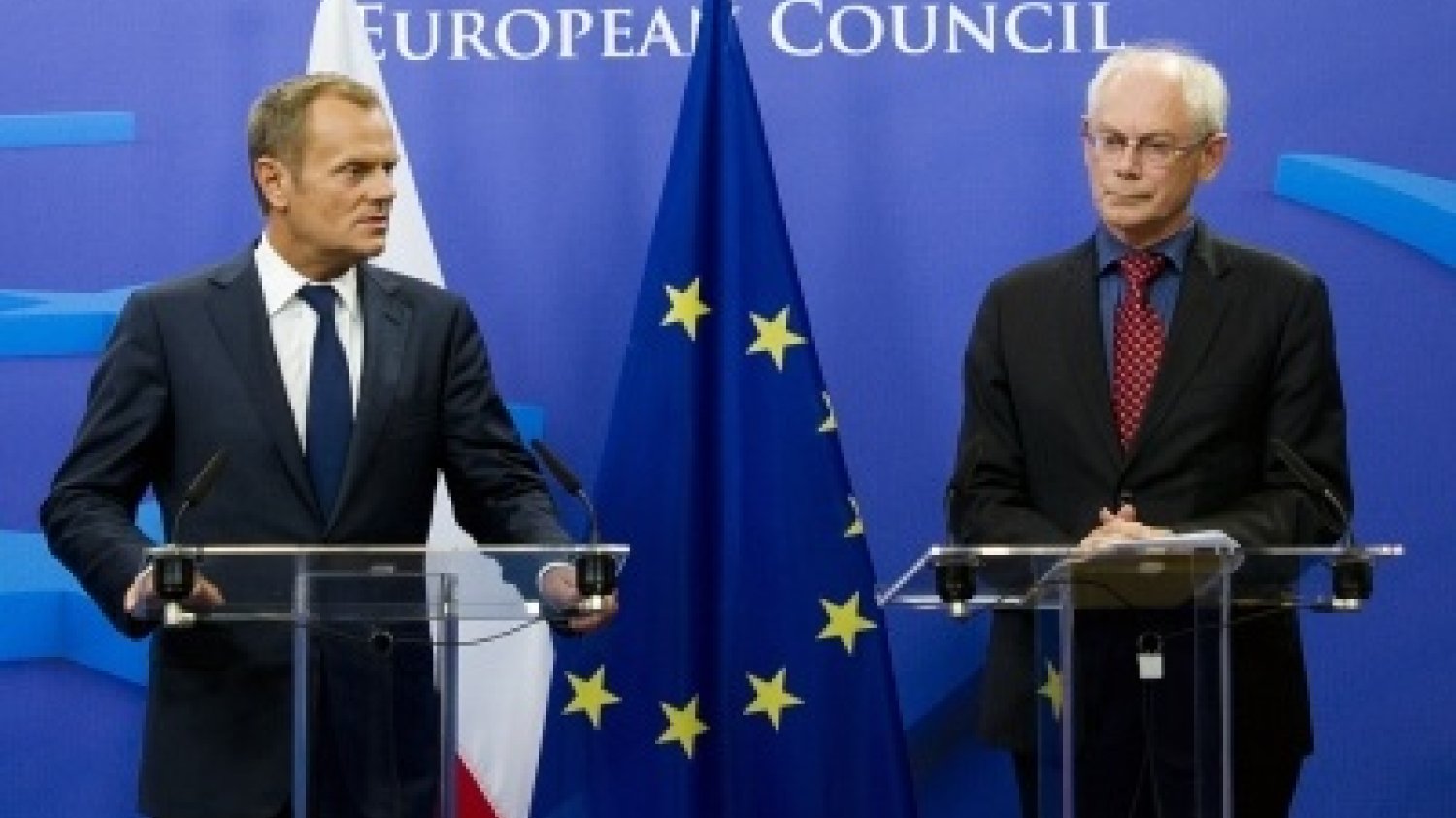 Donald Tusk i Herman van Rompuy.