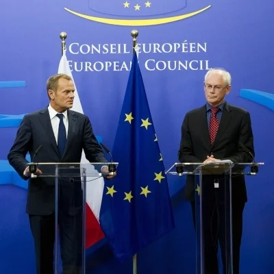 Donald Tusk i Herman van Rompuy.
