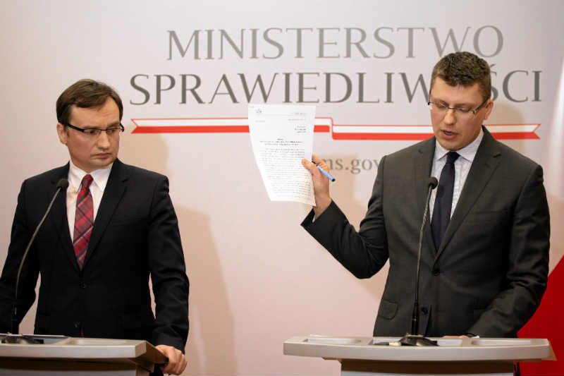 Zbigniew Ziobro ośmieszył się w sprawie Trybunału Konstytucyjnego.