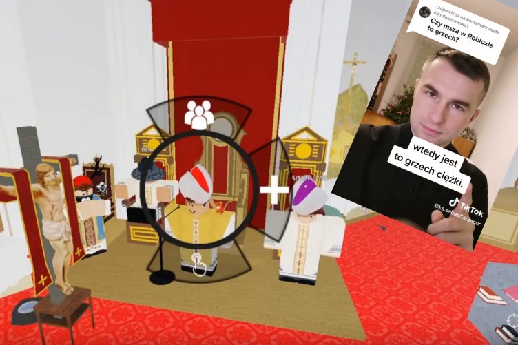 Ksiądz komentuje msze w Robloxie. Czy to grzech ciężki?