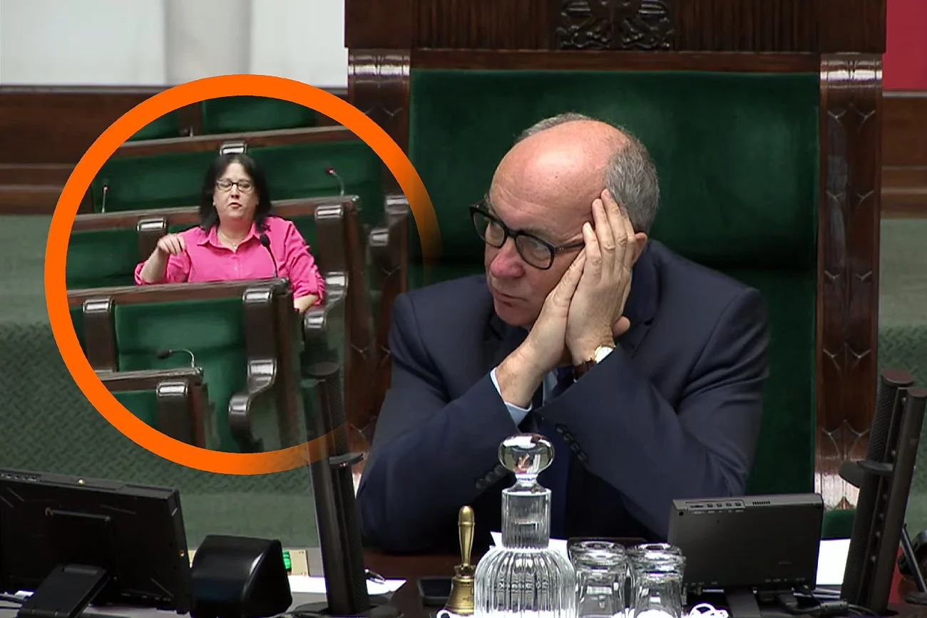 Włodzimierz Czarzasty i Anita Czerwińska. Awantura w Sejmie