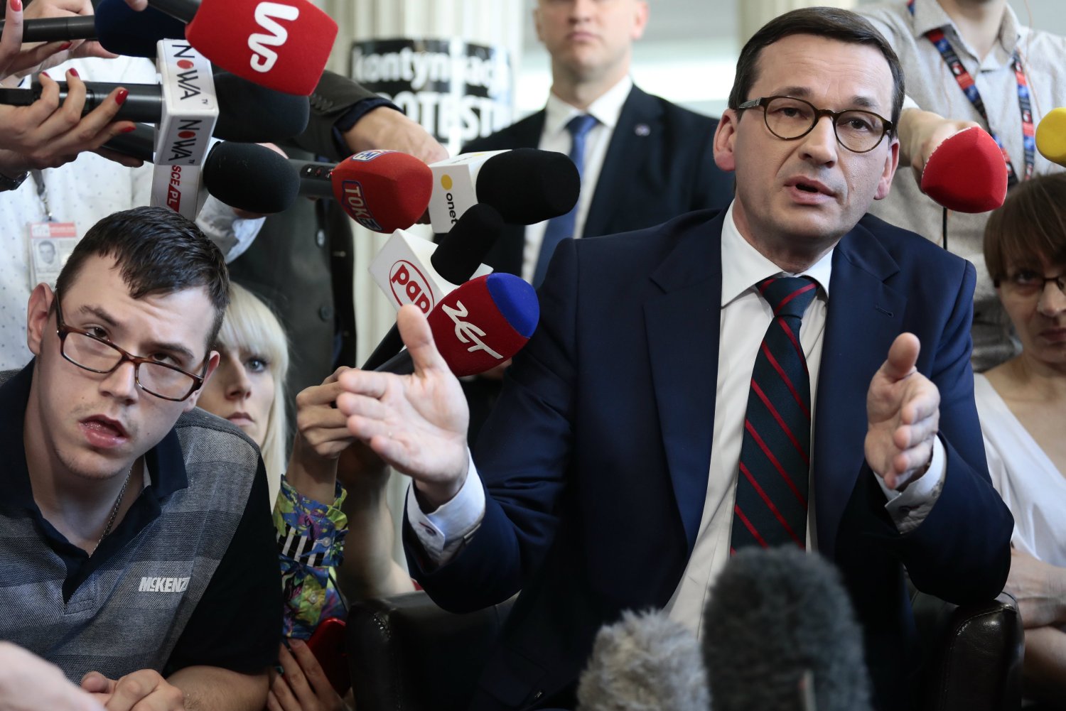 Protest w Sejmie trwa już od 18 kwietnia.