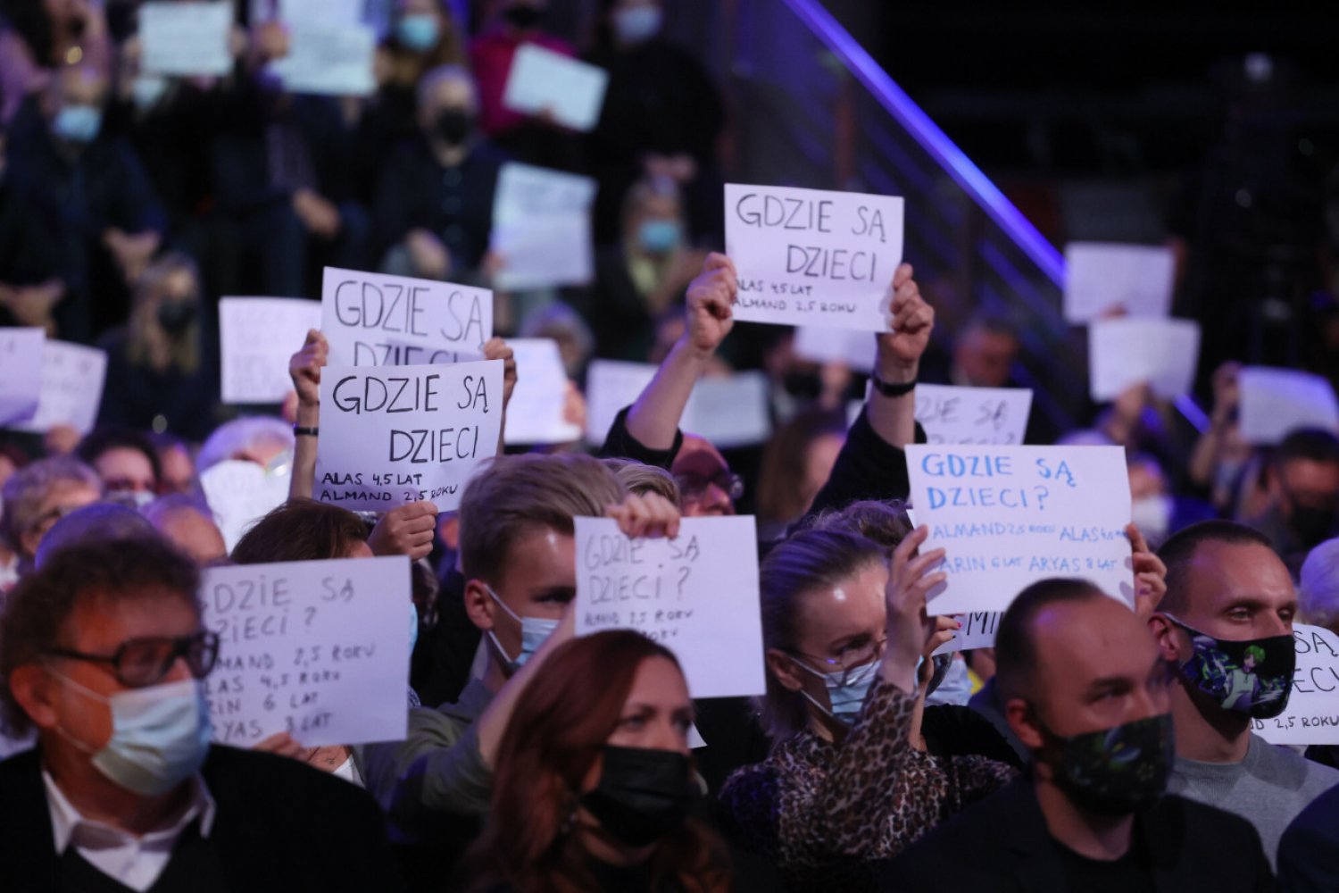 Podczas gali rozdania Nagród Literackich Nike publiczność zaprotestowała wobec zachowaniu SG na granicy z Białorusią.
