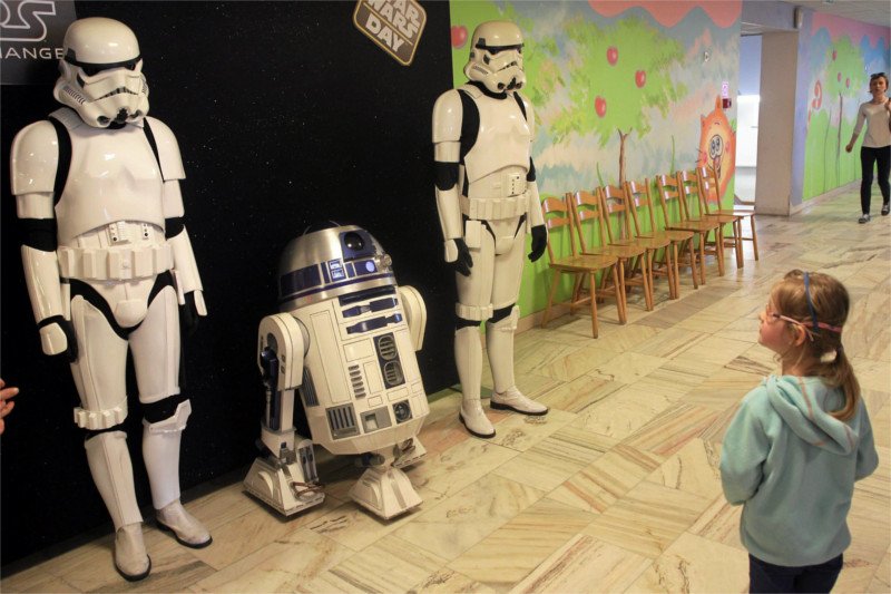 Trzy lata temu 4. maja w Centrum Zdrowia Dziecka w Warszawie także obchodzono święto "Gwiezdnych Wojen".