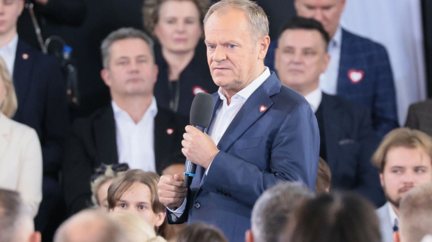Donald Tusk podczas konwencji Koalicji Obywatelskiej