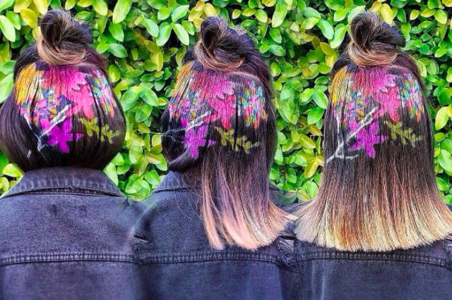 Dzięki szablonom i specjalnemu sprayowi do włosów w te wakacje można się wyróżnić z tłumu.