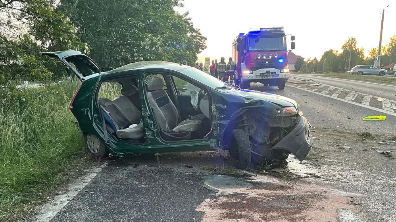 wypadek słupia