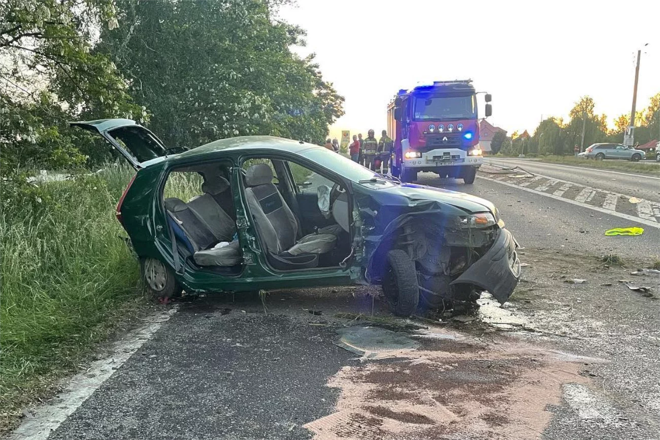 wypadek słupia