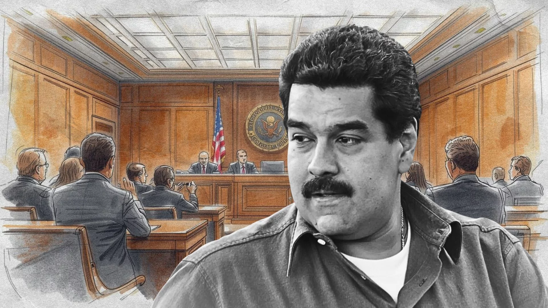 Maduro i Flores stają dziś przed sądem. I to dopiero początek show