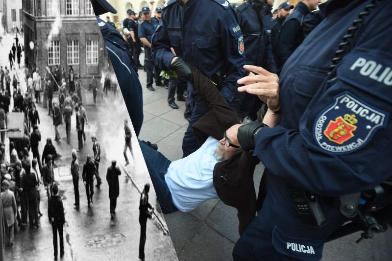 Pacyfikacje ZOMO i sobotnia miesięcznica smoleńska. To jednak całkiem inne wydarzenia.