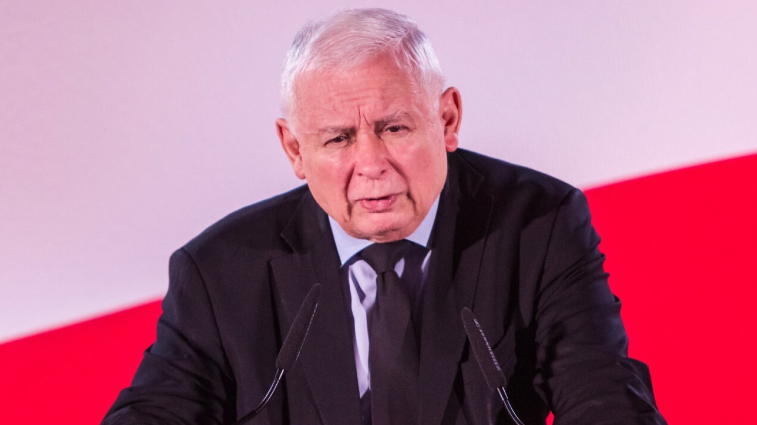 Jarosław Kaczyński nie uniknął wpadki w Kielcach.