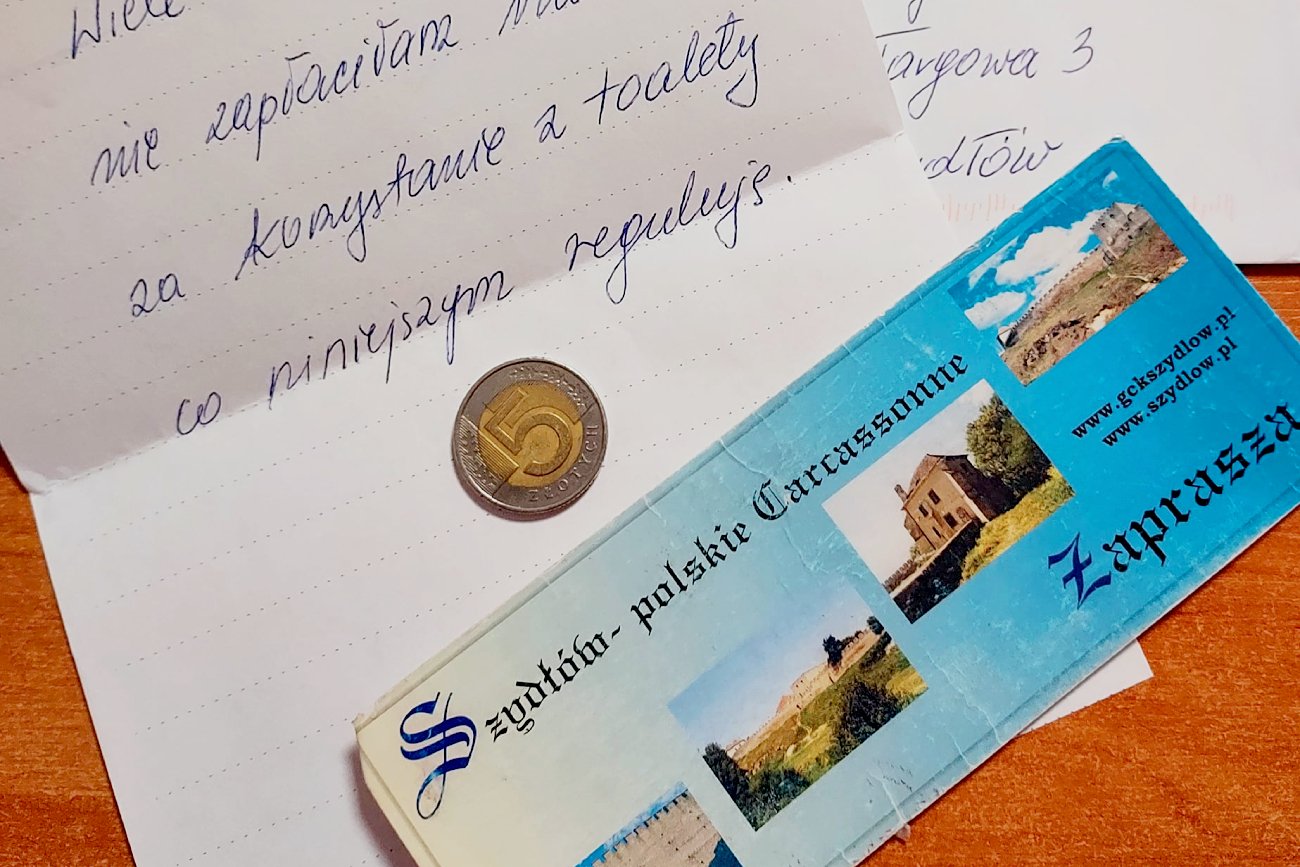 Szydłów: Turystka zapłaciła za skorzystanie z toalety po 10 latach