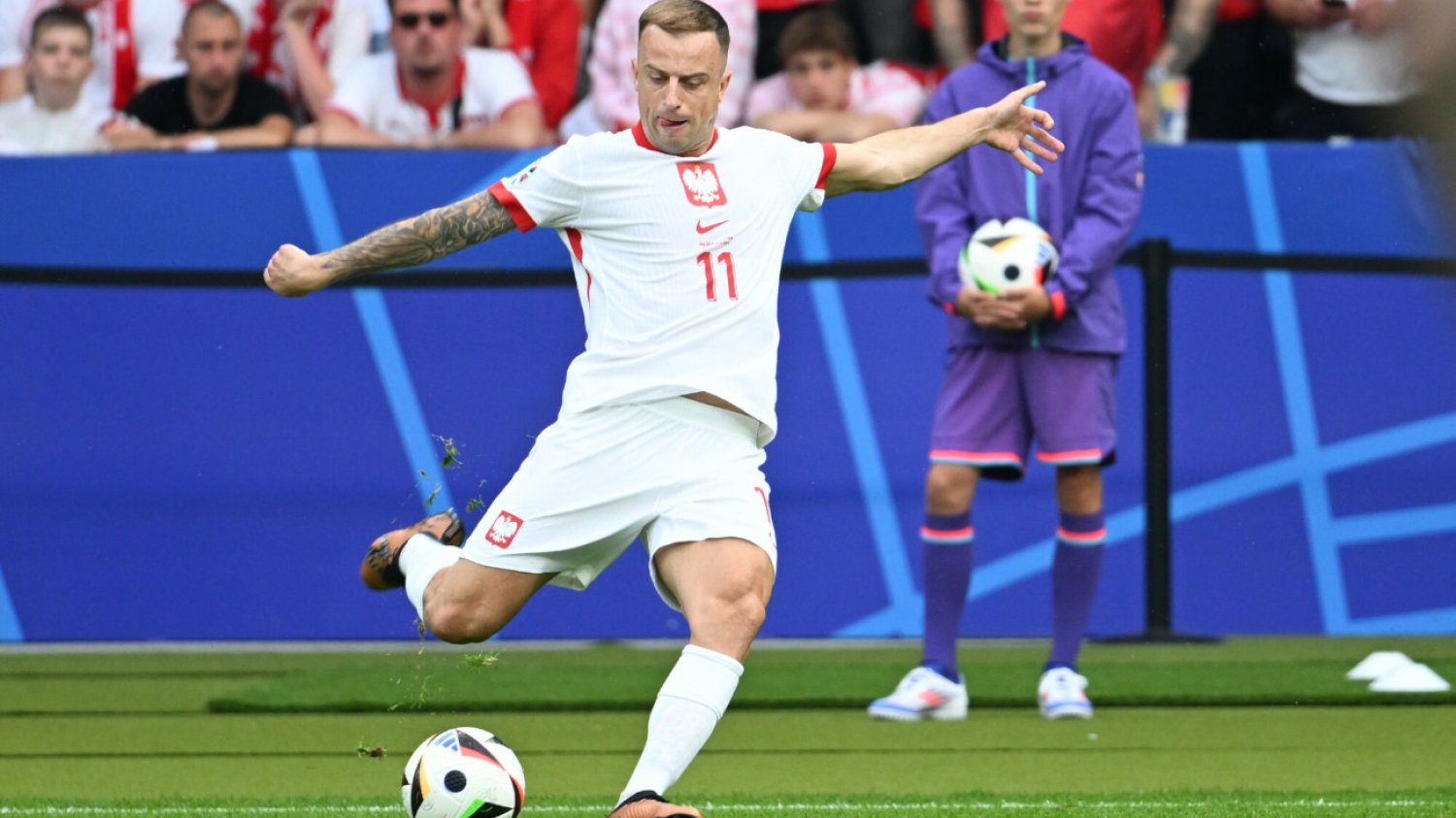 Kamil Grosicki strzelił dla reprezentacji Polski 17 goli.