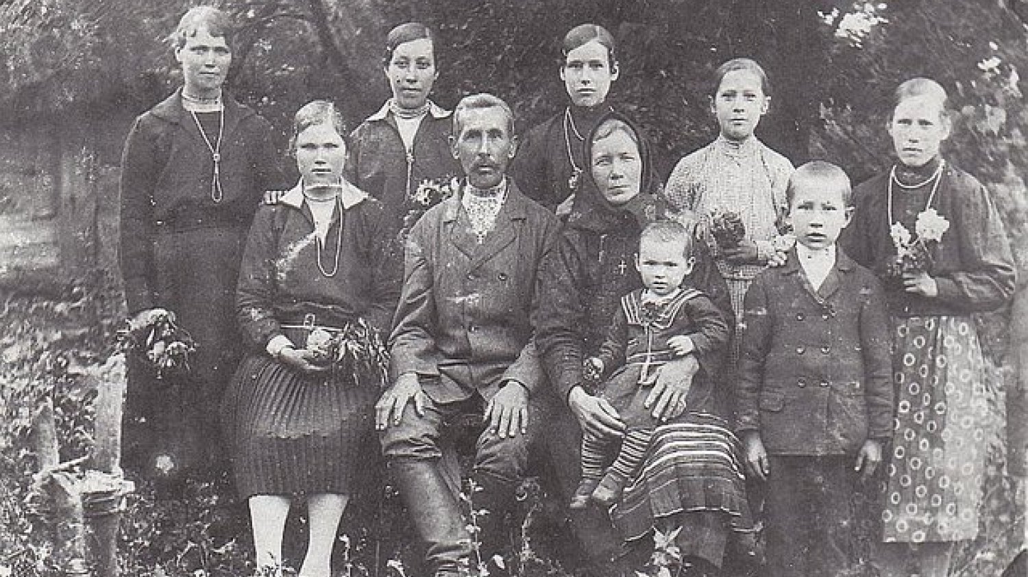 Rodzina Jasionczaków z Woli Ostrowieckiej. Wszyscy zginęli z rąk ukraińskich nacjonalistów.
