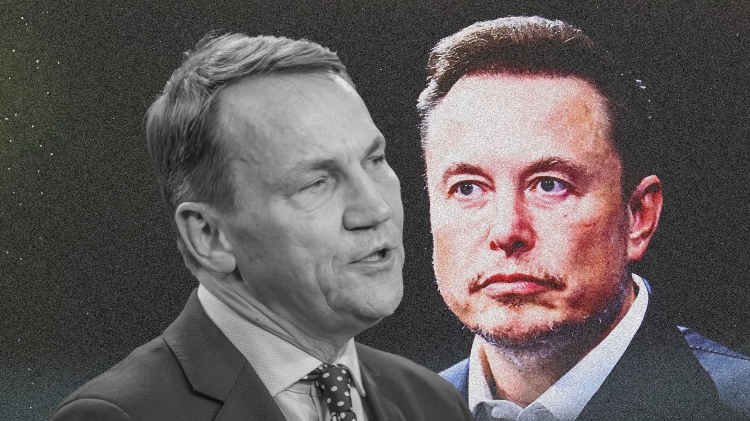 Radosław Sikorski i Elon Musk