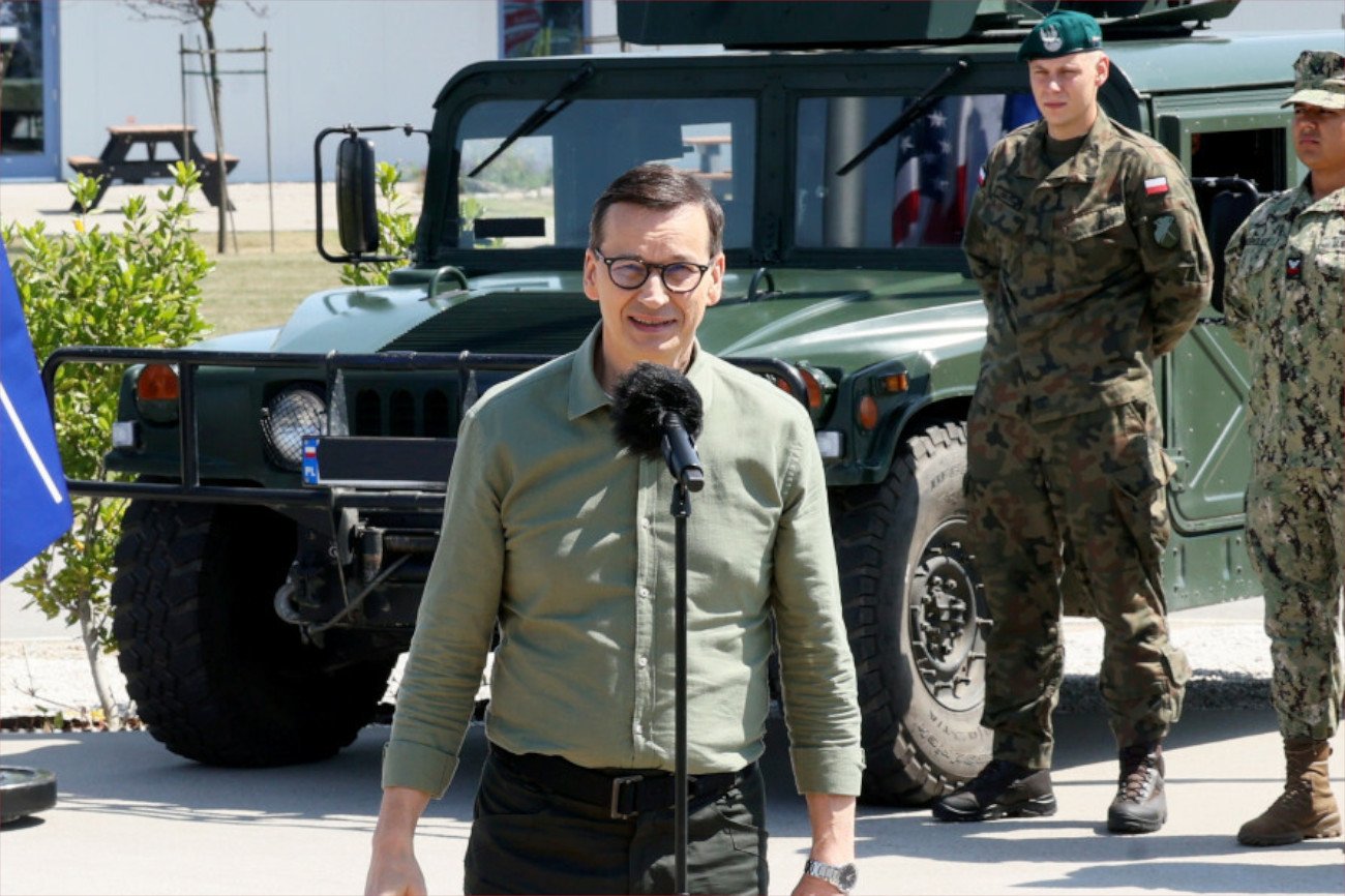Mateusz Morawiecki: My już nie przekazujemy uzbrojenia do Ukrainy, ponieważ uzbrajamy teraz Polskę