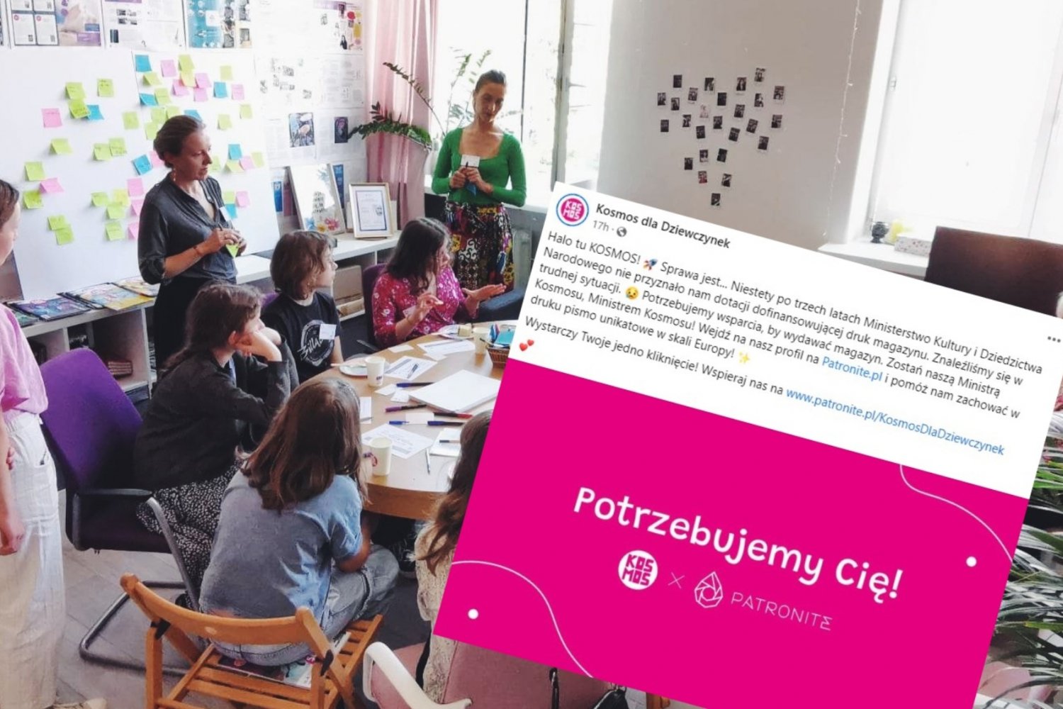 Fundacja Kosmos dla Dziewczynek potrzebuje wsparcia.