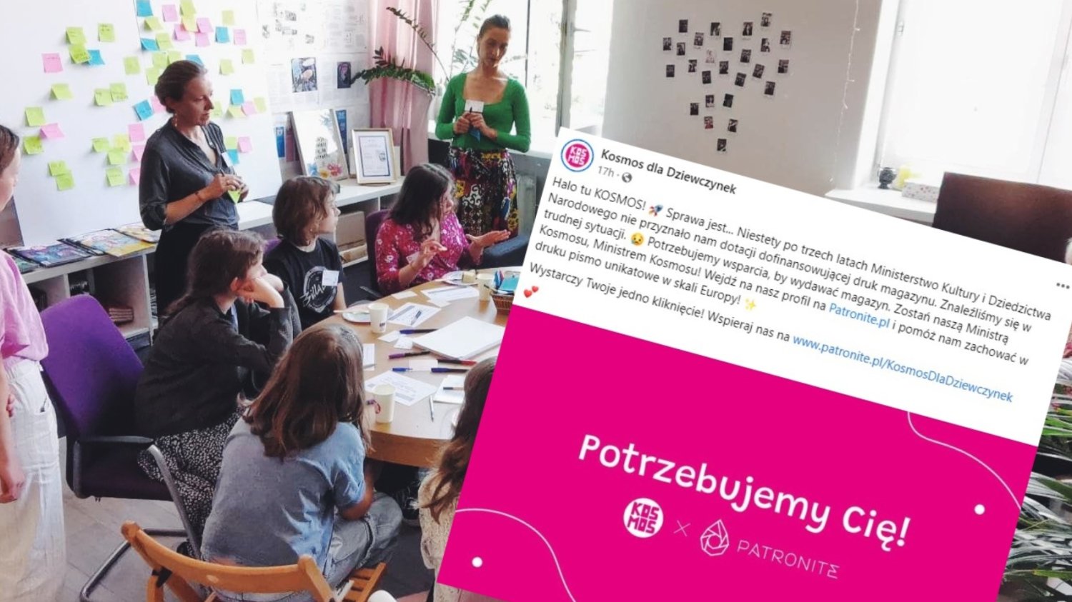 Fundacja Kosmos dla Dziewczynek potrzebuje wsparcia.