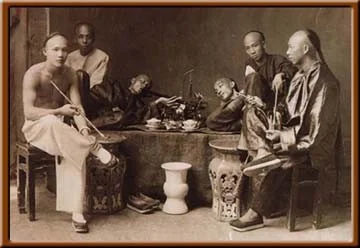 Chińscy "opium smokers" w XIX wieku
