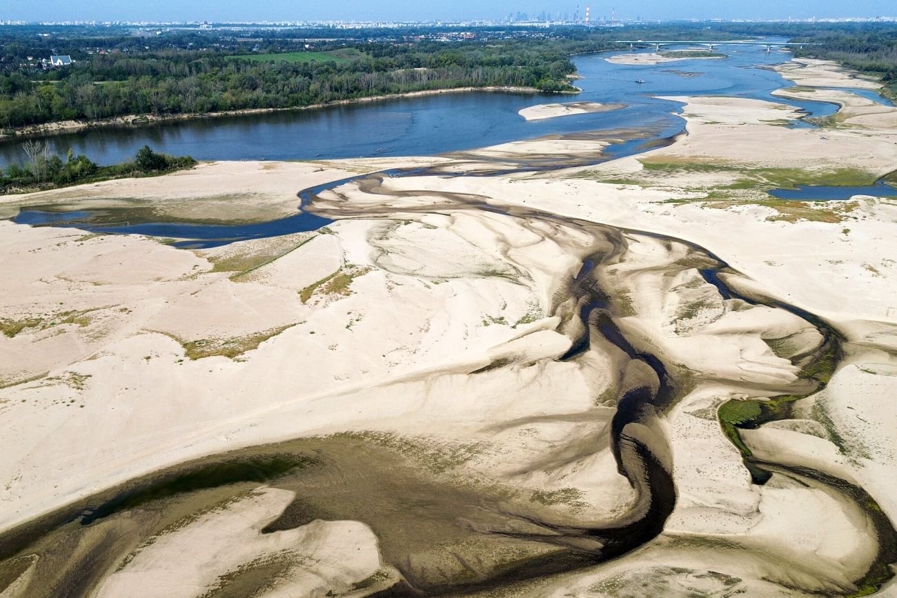 Wisła wysycha. Wody jest najmniej w historii pomiarów